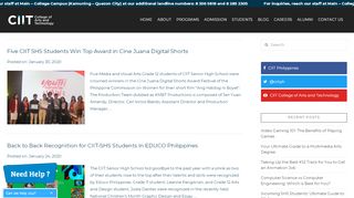 
                            2. News Feeds Archive - CIIT Philippines School - Multimedia Arts, Web ...