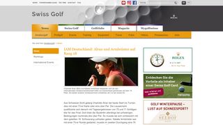 
                            6. News | Golfsuisse - ASG