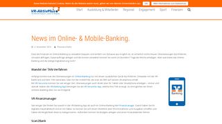 
                            11. News im Online- & Mobile-Banking. – VR-AktivPlus