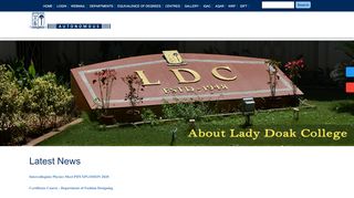 
                            8. News - Lady Doak College