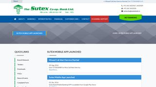 
                            3. News - News - Sutex Mobile App Launched - The Sutex Co-op. Bank ...