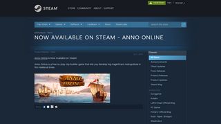 
                            1. News - Now Available on Steam - Anno Online