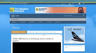 
                            10. News - NOW: #BCStorm is trending, here's what to expect - The ...