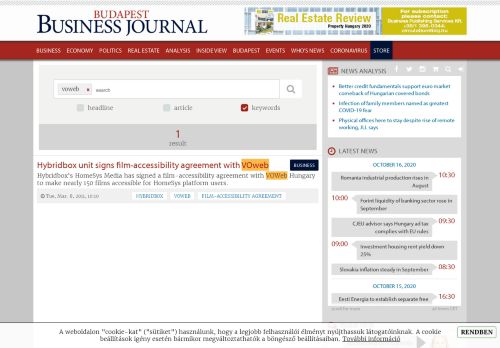 
                            13. News on voweb | The Budapest Business Journal on the web | bbj.hu