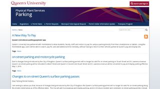 
                            10. News | Parking Services - Queen's University