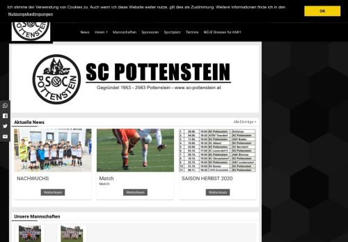 
                            10. News | SC Sparkasse Pottenstein Vereinshomepage