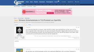 
                            8. News - Schwere Sicherheitslücke im TLS-Protokoll von OpenSSL ...