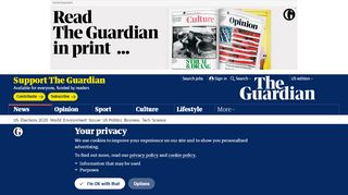 
                            7. News, sport and opinion from the Guardian's global edition | The ...