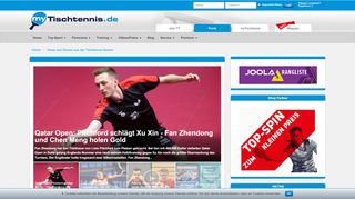 
                            4. News & Stories aus der Tischtennis-Szene | myTischtennis.de
