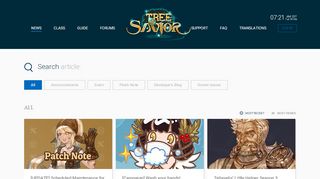 
                            4. NEWS - Tree of Savior