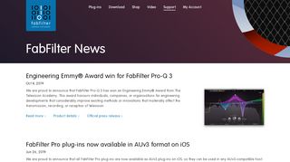 
                            5. News & updates - FabFilter