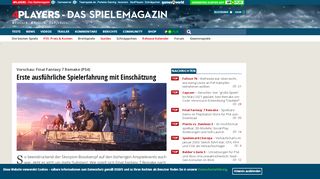 
                            12. News, Videos und Spieletests für PC, PS4, Xbox One und Switch auf ...