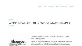
                            10. News | WeddingWire: The Vendor Matchmaker | Spectrum Equity