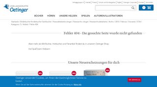 
                            1. Newsarchivdetailseite .::. Oetinger.de - Verlagsgruppe Oetinger