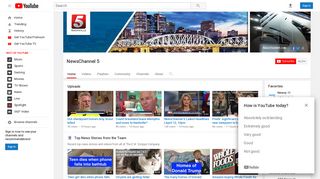 
                            8. NewsChannel 5 - YouTube