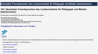 
                            7. Newsletter 143 - Landesinstitut für Pädagogik und Medien