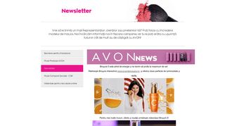 
                            12. Newsletter - Avon Cosmetics