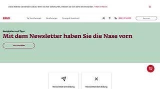 
                            4. Newsletter | ERGO Direkt Versicherungen