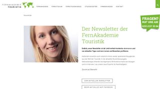 
                            8. Newsletter | FernAkademie Touristik