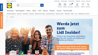 
                            4. Newsletter - Lidl.de