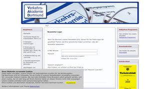 
                            5. Newsletter Login - bei der Verkehrs-Akademie Dortmund