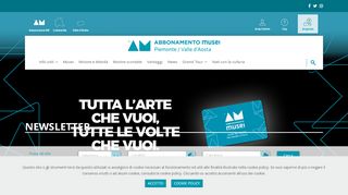 
                            13. Newsletter / Piemonte / Abbonamento Musei - Abbonamento Musei