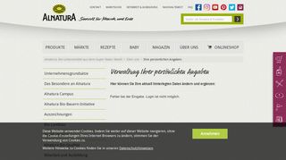 
                            2. Newsletter_profilverwaltung - Alnatura