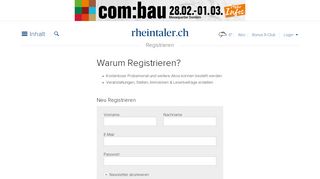 
                            4. Newsletter - rheintaler.ch