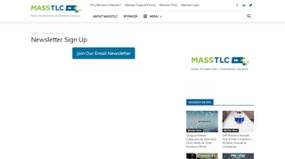 
                            7. Newsletter Sign Up | MassTLC