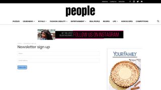 
                            4. Newsletter sign up | People Magazine