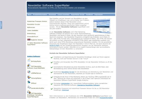 
                            10. Newsletter Software SuperMailer, Newsletter erstellen, Newsletter ...