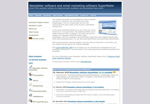 
                            5. Newsletter Software SuperMailer to create and send HTML ...