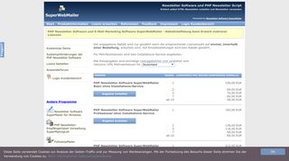 
                            6. Newsletter Software SuperWebMailer, online Newsletter erstellen ...