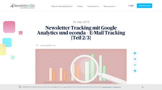 
                            11. Newsletter Tracking mit Google Analytics und econda - Newsletter2Go