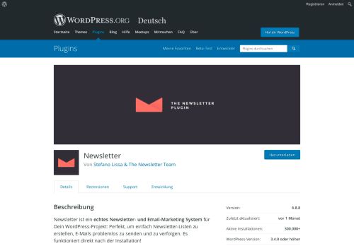 
                            8. Newsletter | WordPress.org