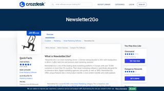 
                            7. Newsletter2Go Reviews, Pricing and Alternatives | Crozdesk