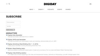 
                            11. Newsletters - Digiday