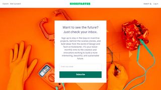 
                            8. Newsletters: Invent — Kickstarter