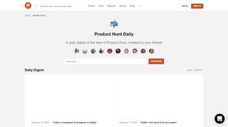 
                            5. Newsletters | Product Hunt