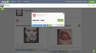 
                            2. Newsvine - Login | Cosmetics | Scoop.it