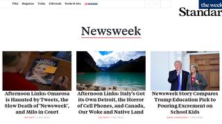 
                            8. Newsweek - The Weekly Standard