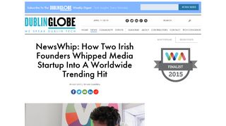 
                            6. NewsWhip: How Two Irish Founders Whipped Media Startup Into A ...