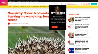 
                            9. NewsWhip Spike: A Powerful News Monitoring Tool - TNW