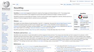 
                            2. NewsWhip - Wikipedia