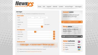 
                            11. NewsXS account aanvragen - NewsXS - Usenet provider