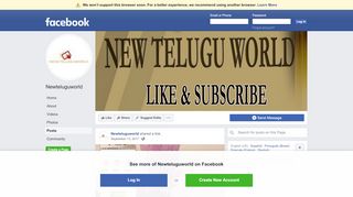 
                            6. Newteluguworld - Posts | Facebook