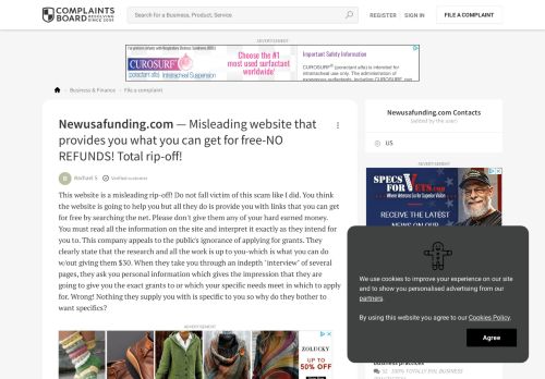 
                            8. Newusafunding.com - Misleading website that provides you what ...