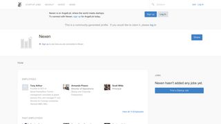
                            10. Nexen Careers, Funding, and Management Team | AngelList