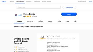 
                            5. Nexen Energy Careers and Employment | Indeed.com