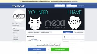 
                            8. Nexi System - Inicio | Facebook